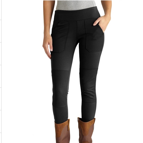 Carhartt 102482 - Women's Force® Utility Knit Pant Black size X-small Tall NWT - Picture 1 of 11